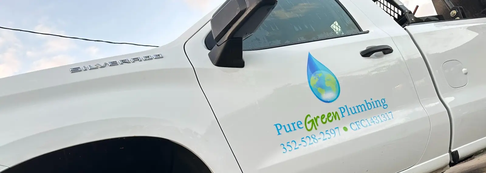 puregreen plumbing truck