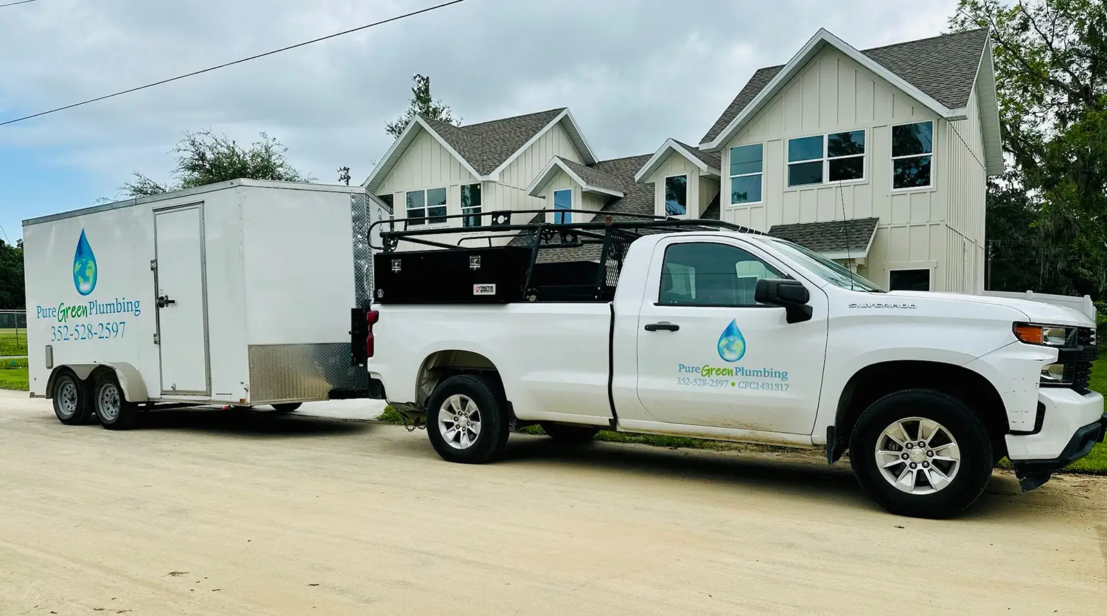 Puregreen plumbing truck